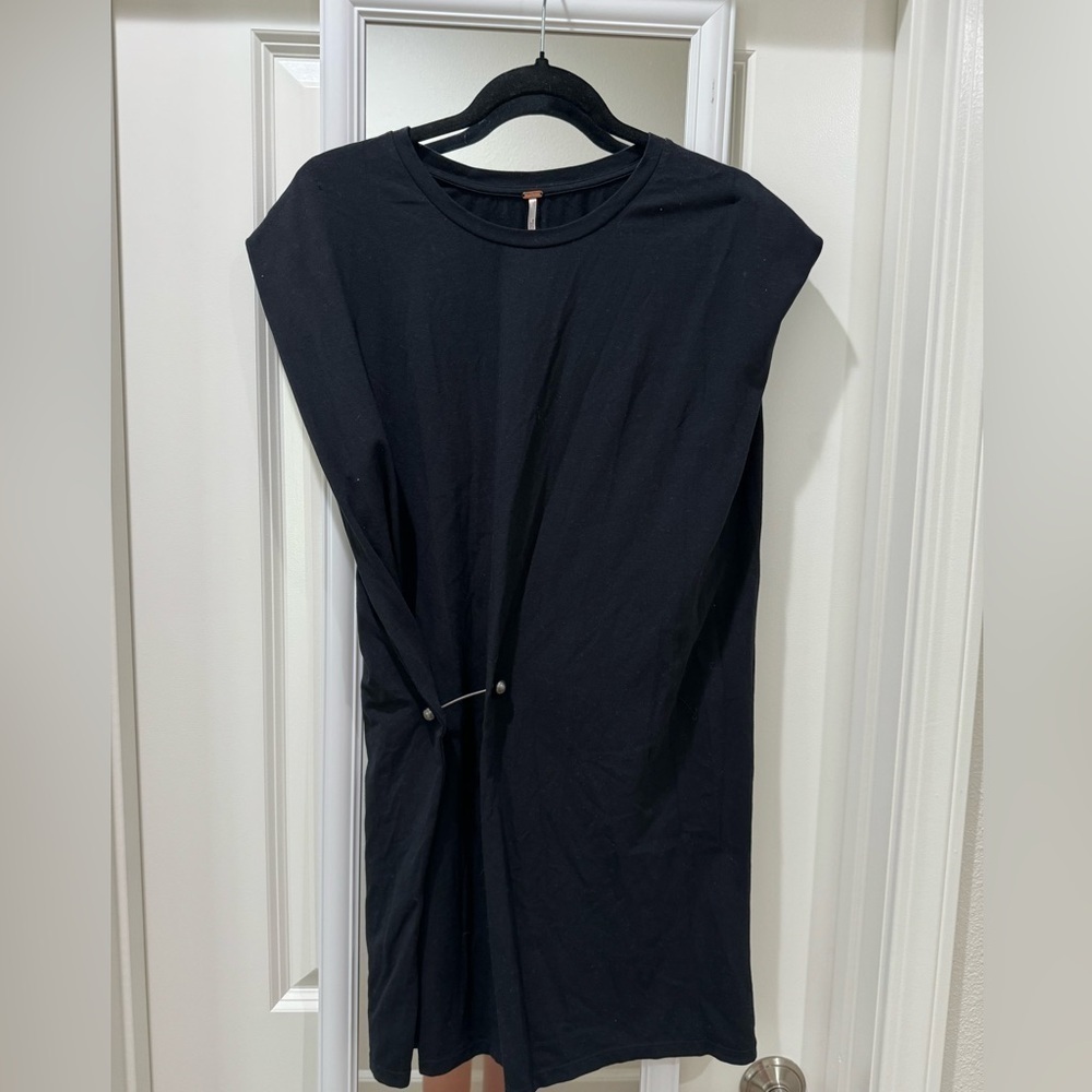 Free People black mini dress - Picture 2 of 7